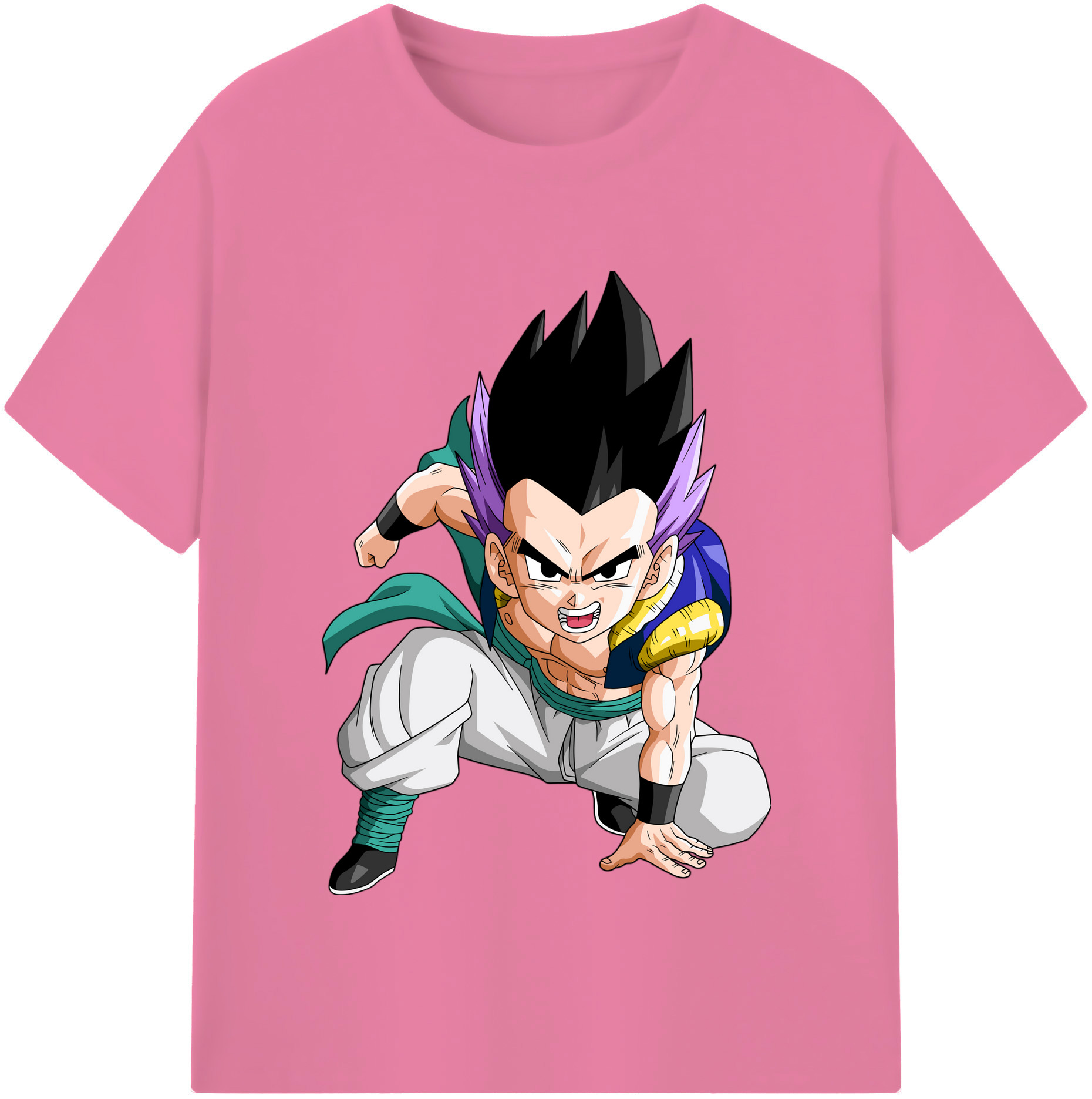 （画像用） ドラゴンボール 孫 悟飯（そんごはん）DRAGON BALL Son Gohan 綿100％半袖Tシャツ（フロントプリント）